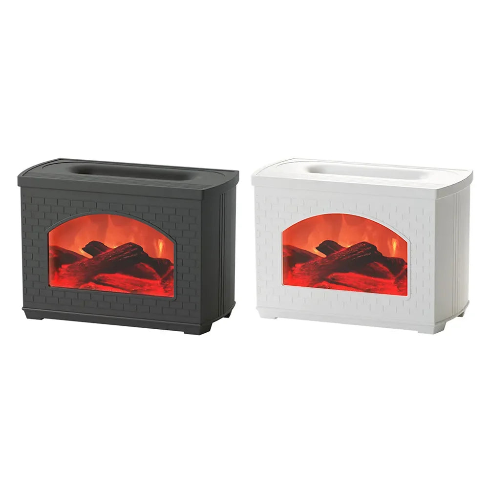 USB Aromatherapy Diffuser Lamp with Flame Effect