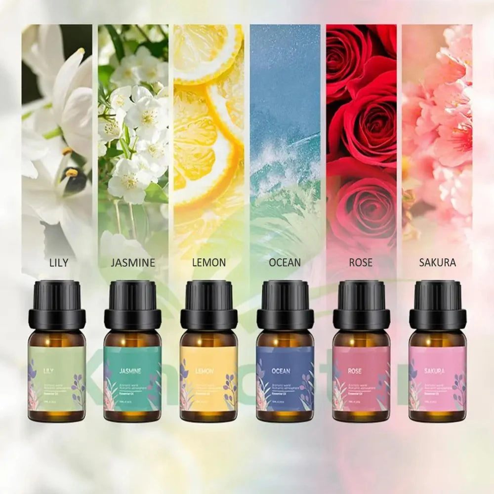 6-Scents Essential Oil Set for Diffusers