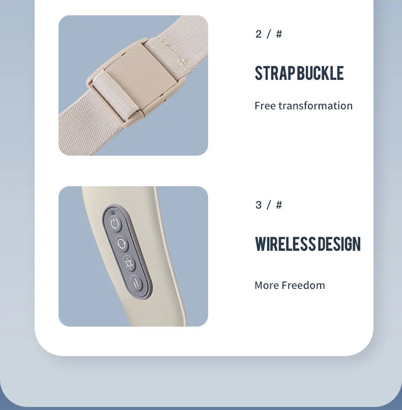 Foreverlily Wireless Neck & Back Massager Shawl