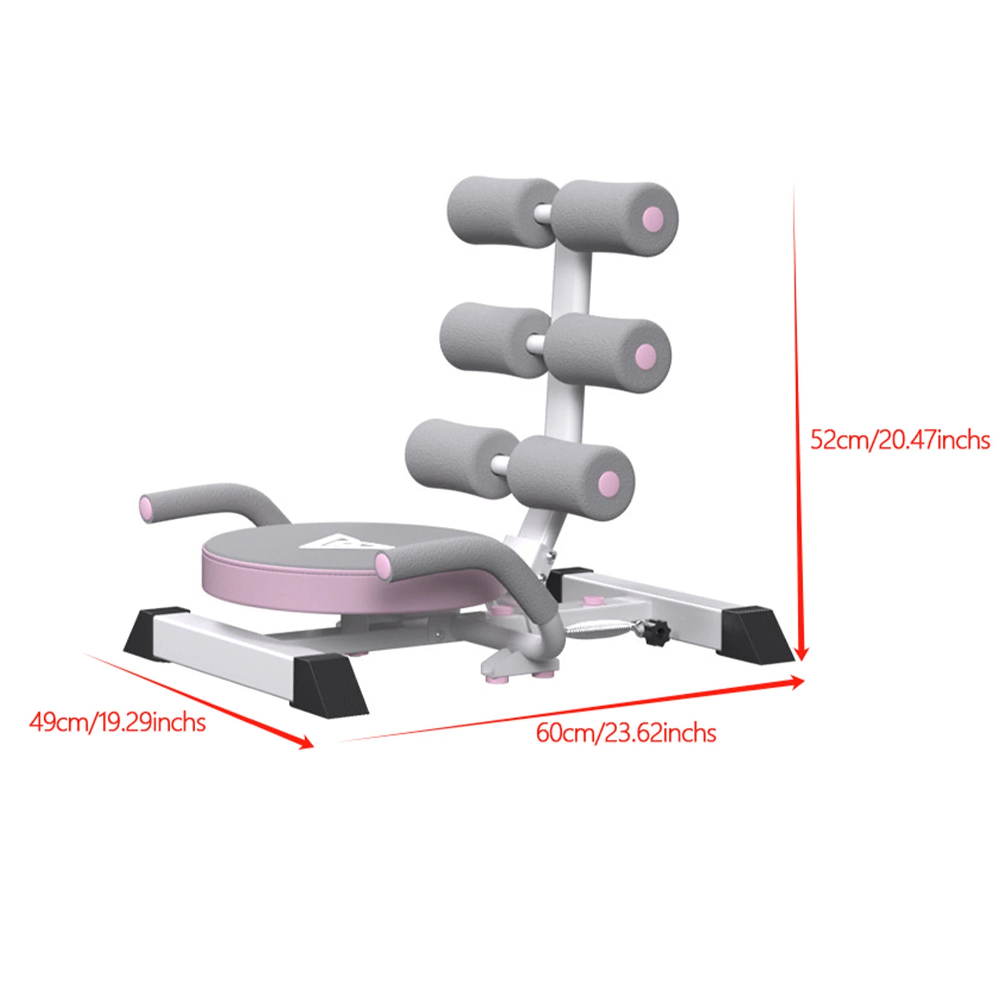 Ab Machine Sit-Up Bench – Core Workout Equipment