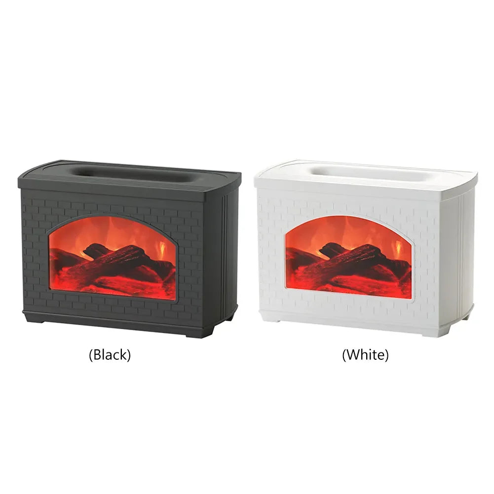 USB Aromatherapy Diffuser Lamp with Flame Effect