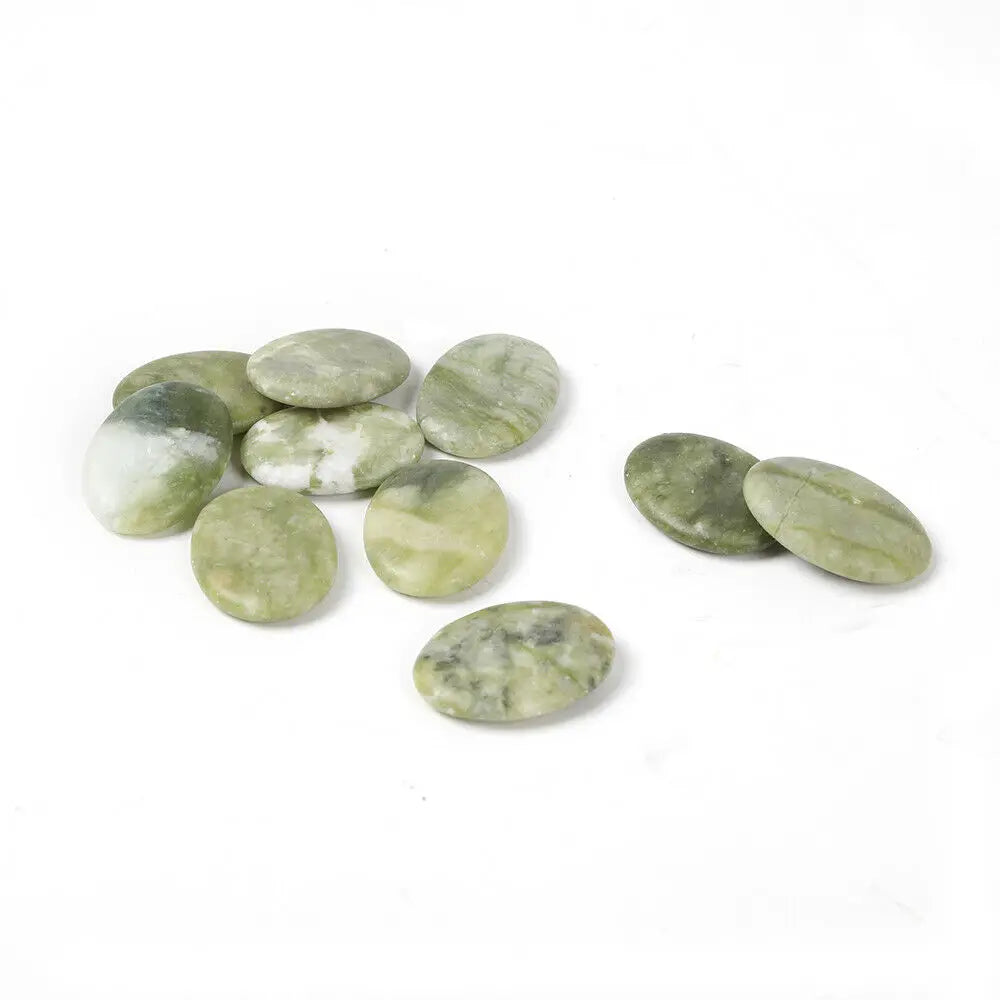 Massage Stone Heater Set with 16 Olivine Stones