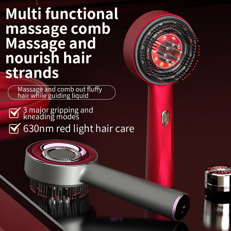 Electric Hair Regrowth Brush with Infrared Light