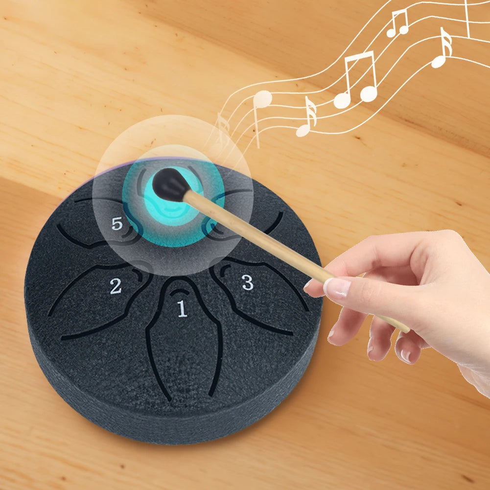 3-Inch 6-Note Rain Drum – Outdoor Rain Chime