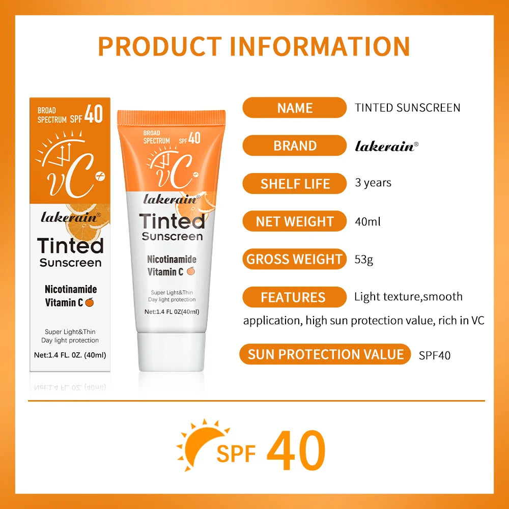 Vitamin C Tinted Mineral Sunscreen SPF 40