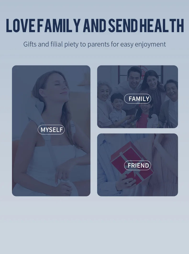 Foreverlily Wireless Neck & Back Massager Shawl