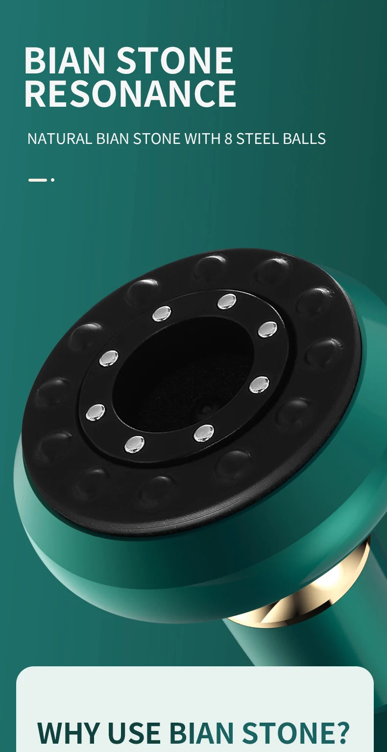 Tricolor Electric GuaSha Vacuum Massager