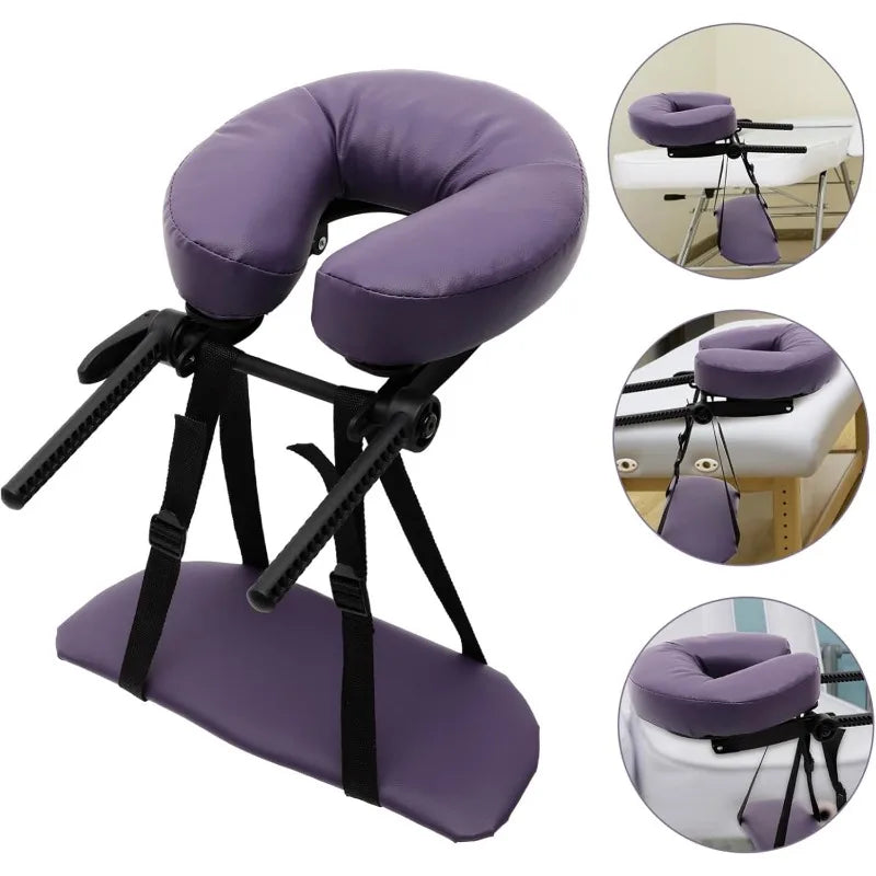 Massage Bed Pillow with Folding Bracket & Face Cradle