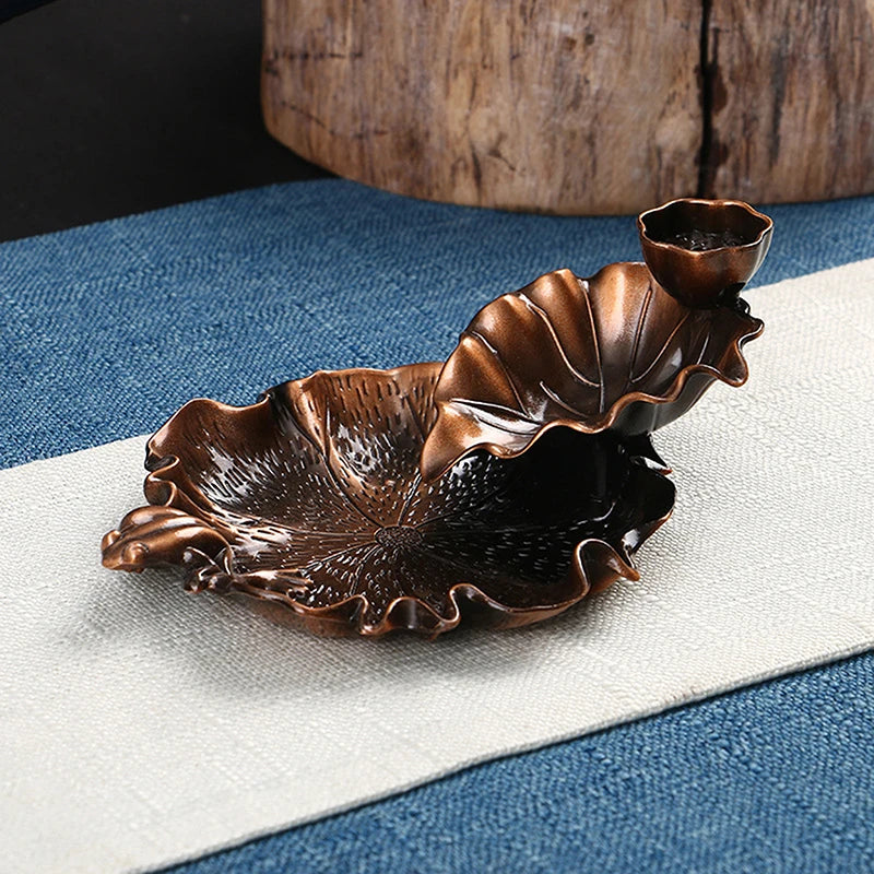 Backflow Leaf Incense Holder & Burner