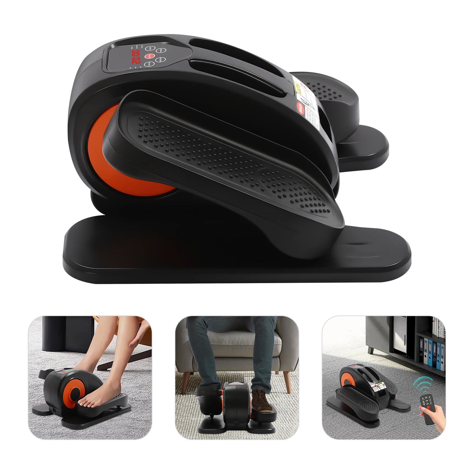 Under Desk Elliptical – Electric Leg Exerciser with Remote