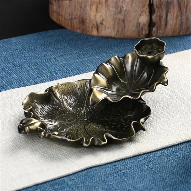 Backflow Leaf Incense Holder & Burner
