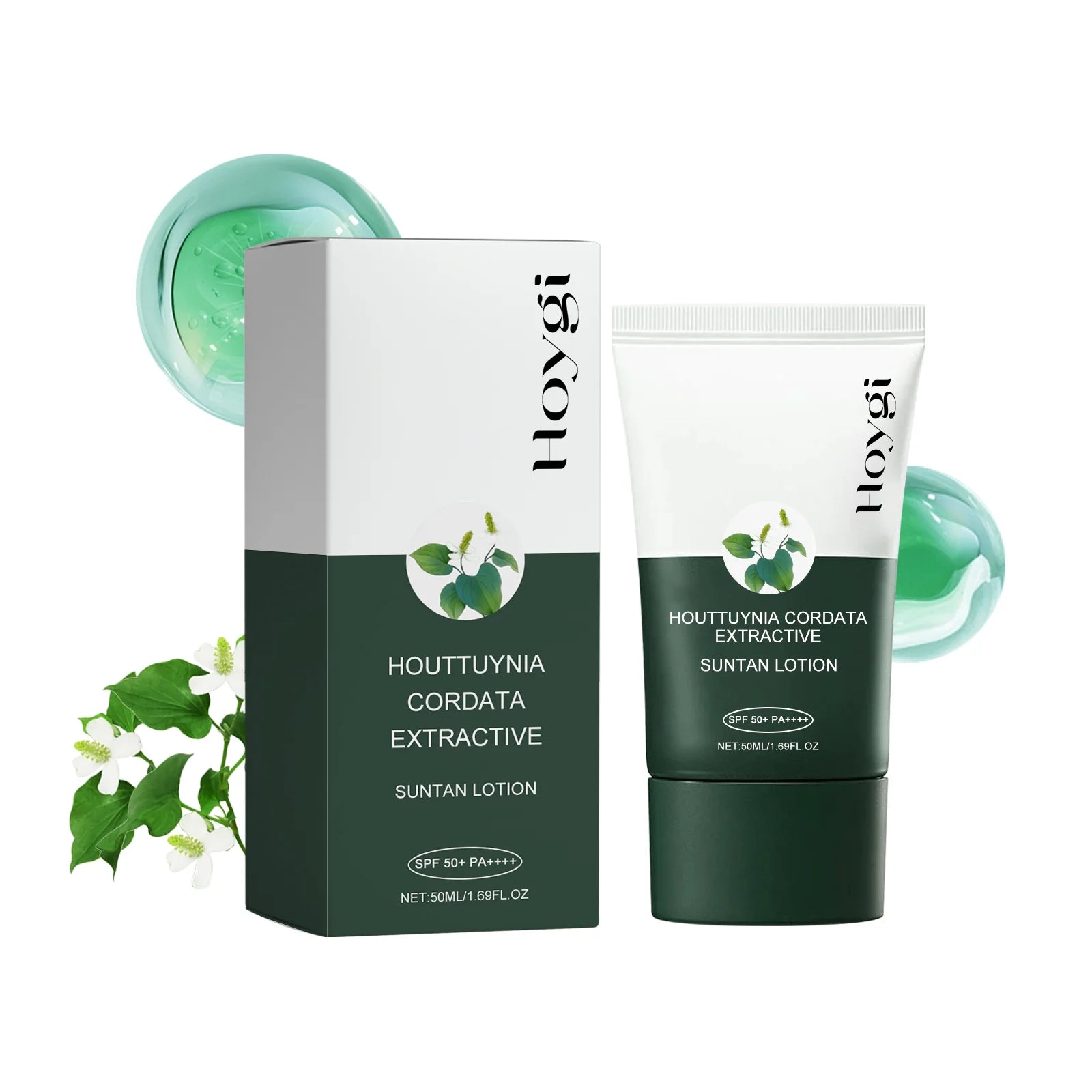 Herbal Whitening & Nourishing Sun Cream with Houttuynia Extract