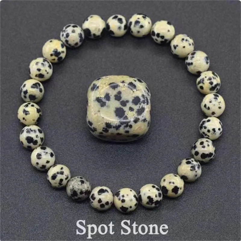 Natural Stone Beads Bracelet – Amethyst & Tiger Eye