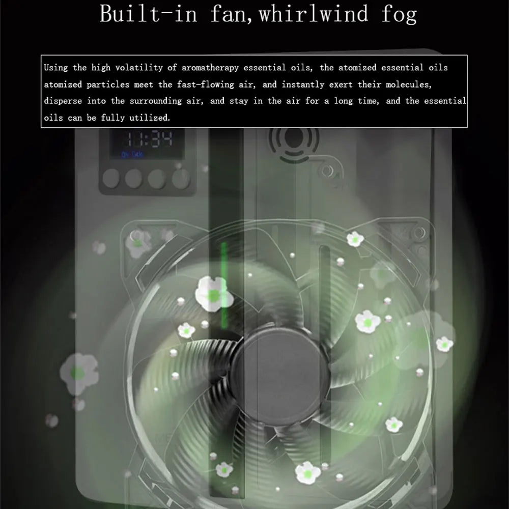 160ml Wall-Mounted Aroma Diffuser with Fan