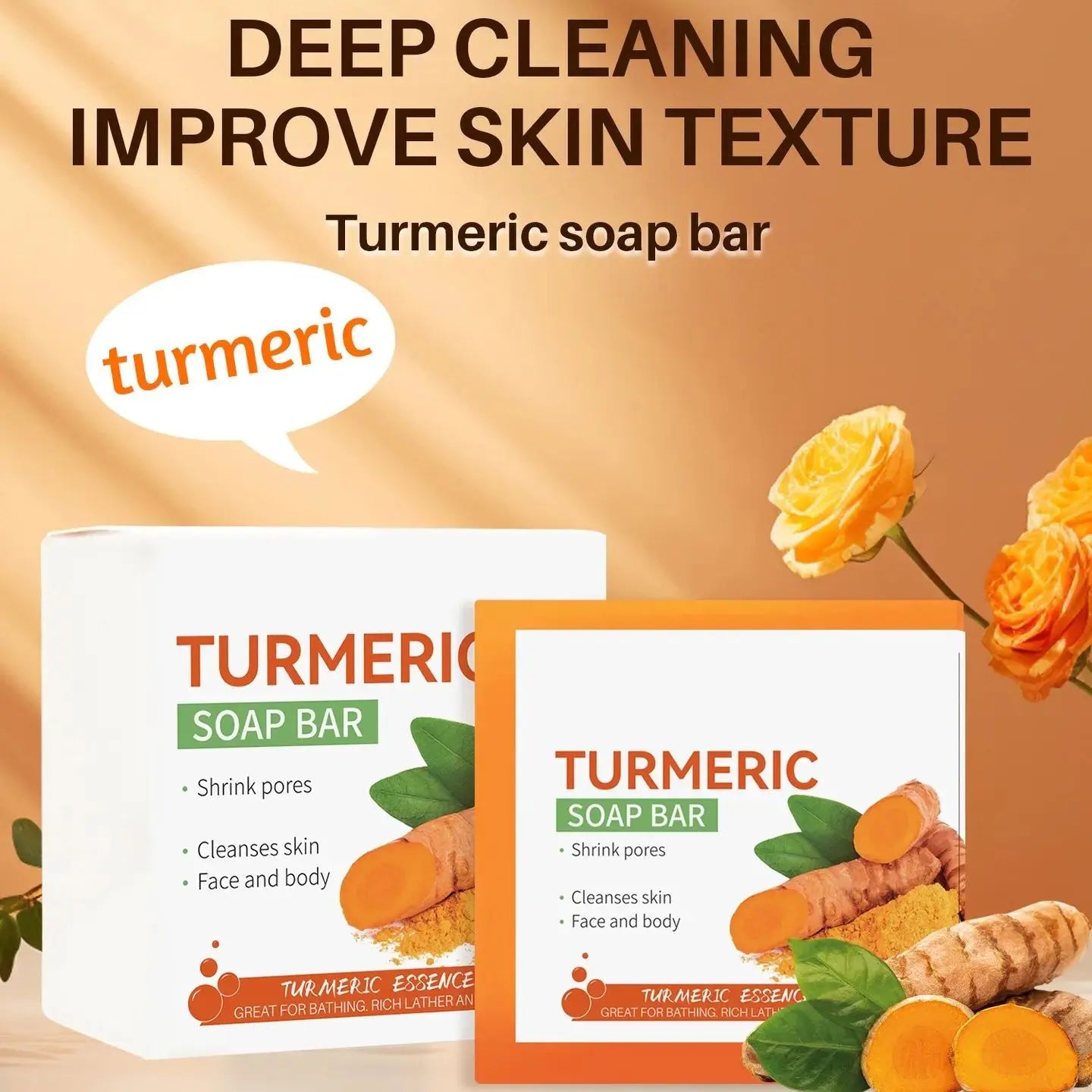 Handmade Turmeric Soap for Brightening