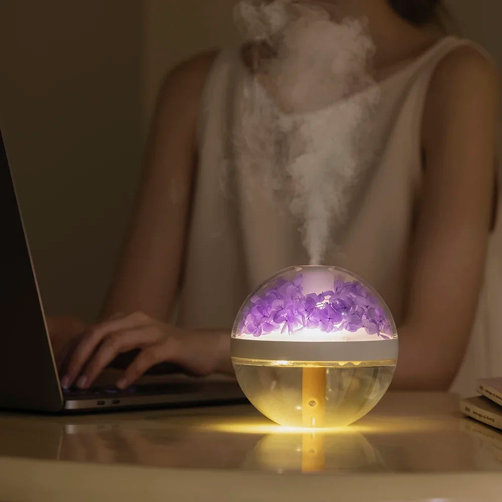 270ml USB Rechargeable Air Humidifier with LED