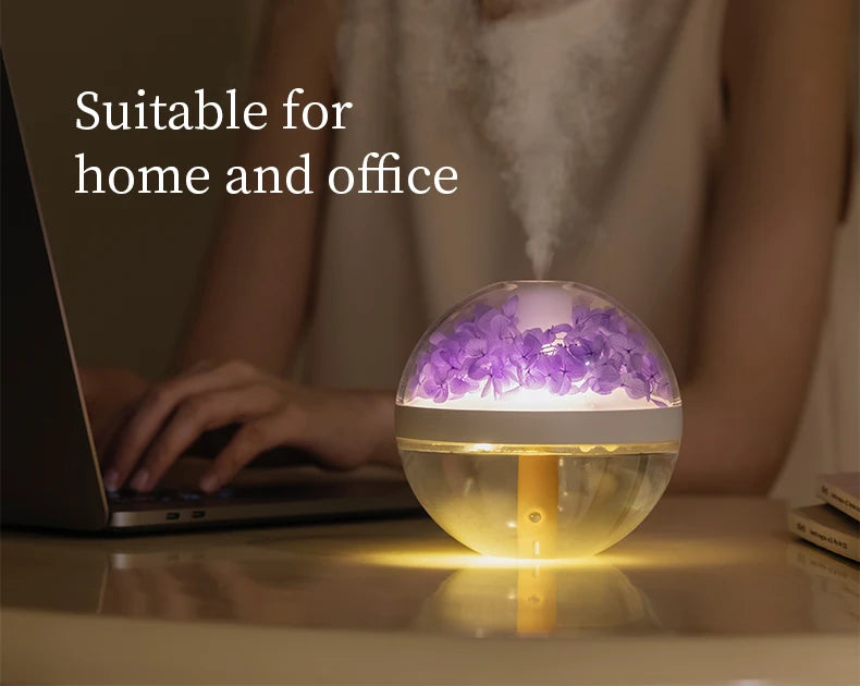 270ml USB Rechargeable Air Humidifier with LED