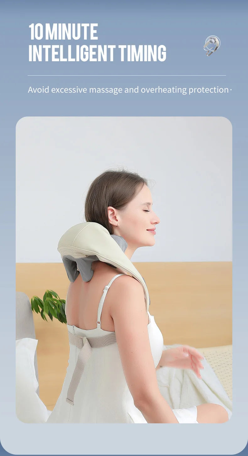Foreverlily Wireless Neck & Back Massager Shawl
