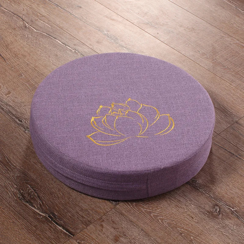 Yoga Meditation Cushion & Backrest – Japanese Tatami, Washable