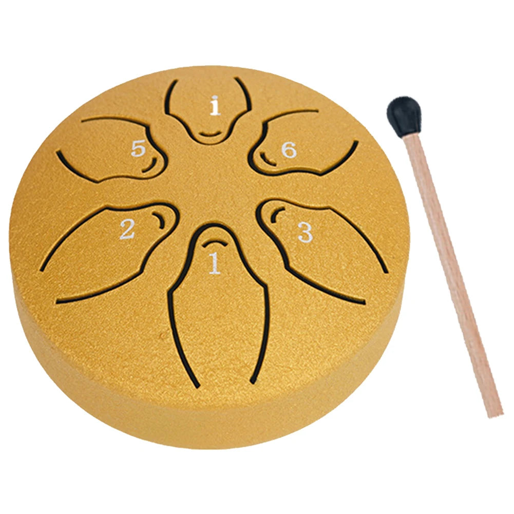 3-Inch 6-Note Rain Drum – Outdoor Rain Chime