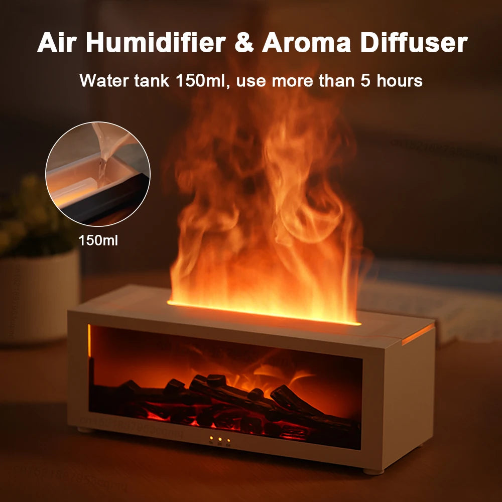 Air Humidifier & Aroma Diffuser with LED & Remote