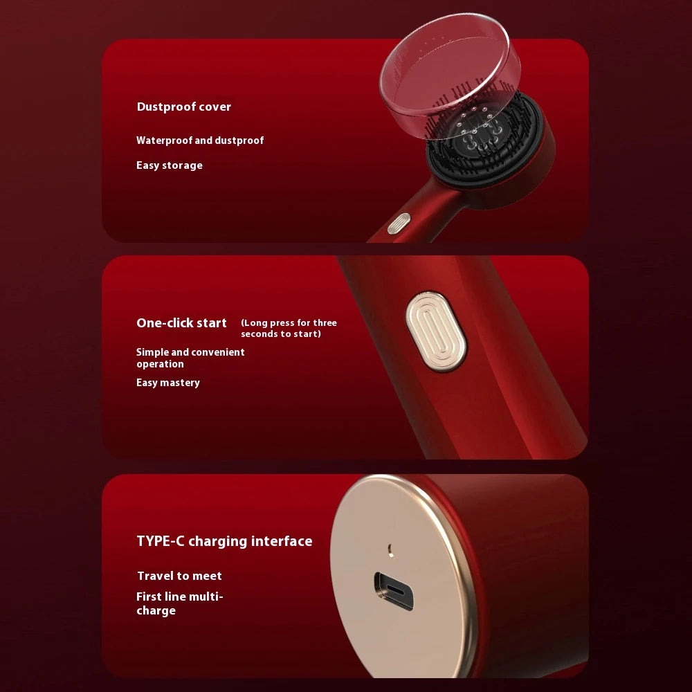 Electric Hair Regrowth Brush with Infrared Light