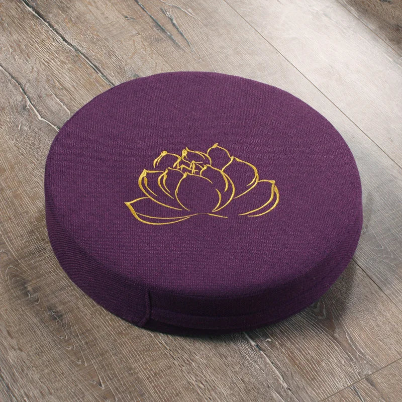 Yoga Meditation Cushion & Backrest – Japanese Tatami, Washable
