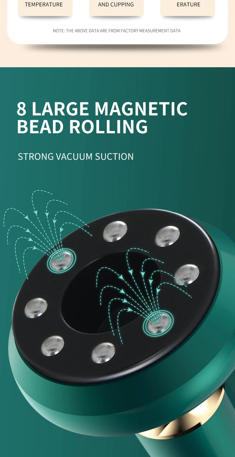 Tricolor Electric GuaSha Vacuum Massager