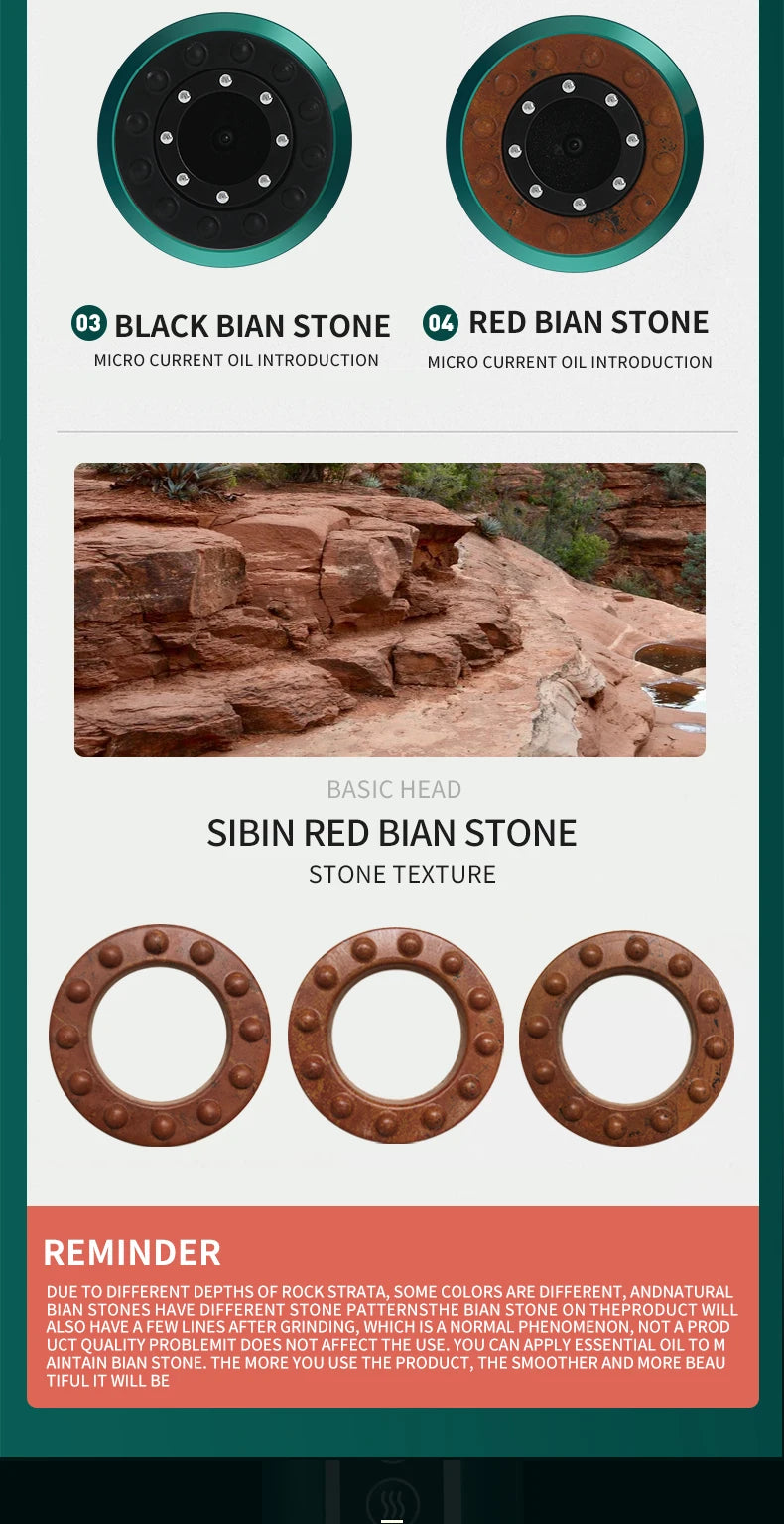 Tricolor Electric GuaSha Vacuum Massager