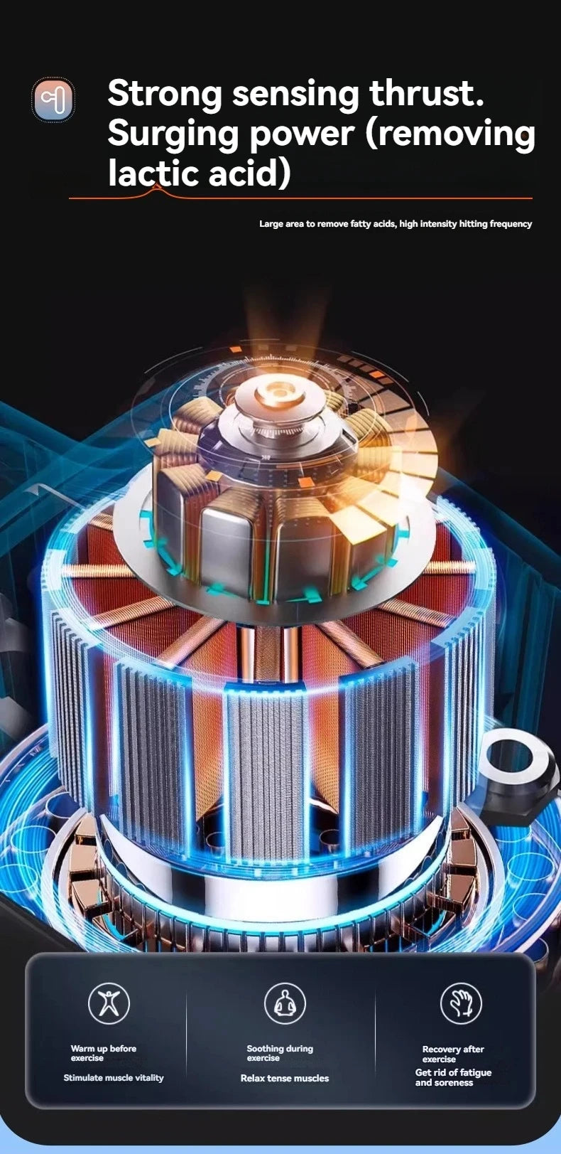 Smart Rechargeable Handheld Massage Gun