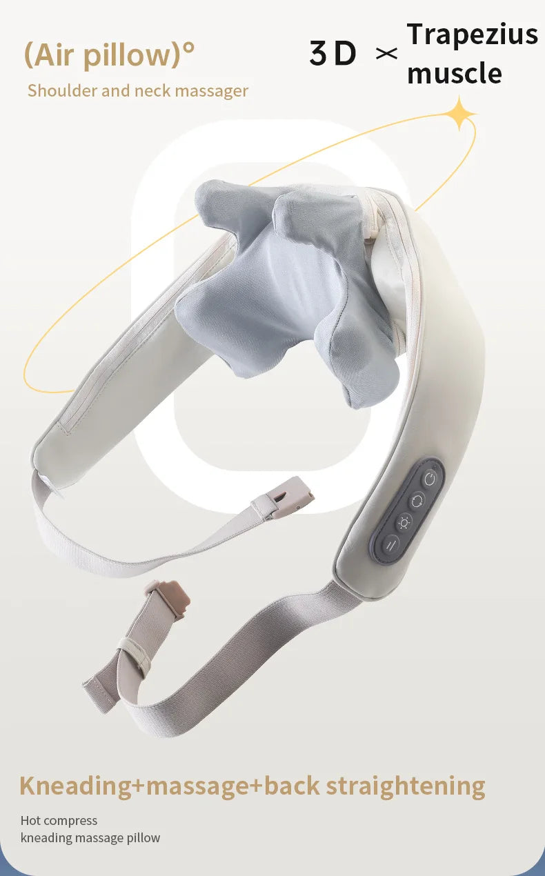 Foreverlily Wireless Neck & Back Massager Shawl