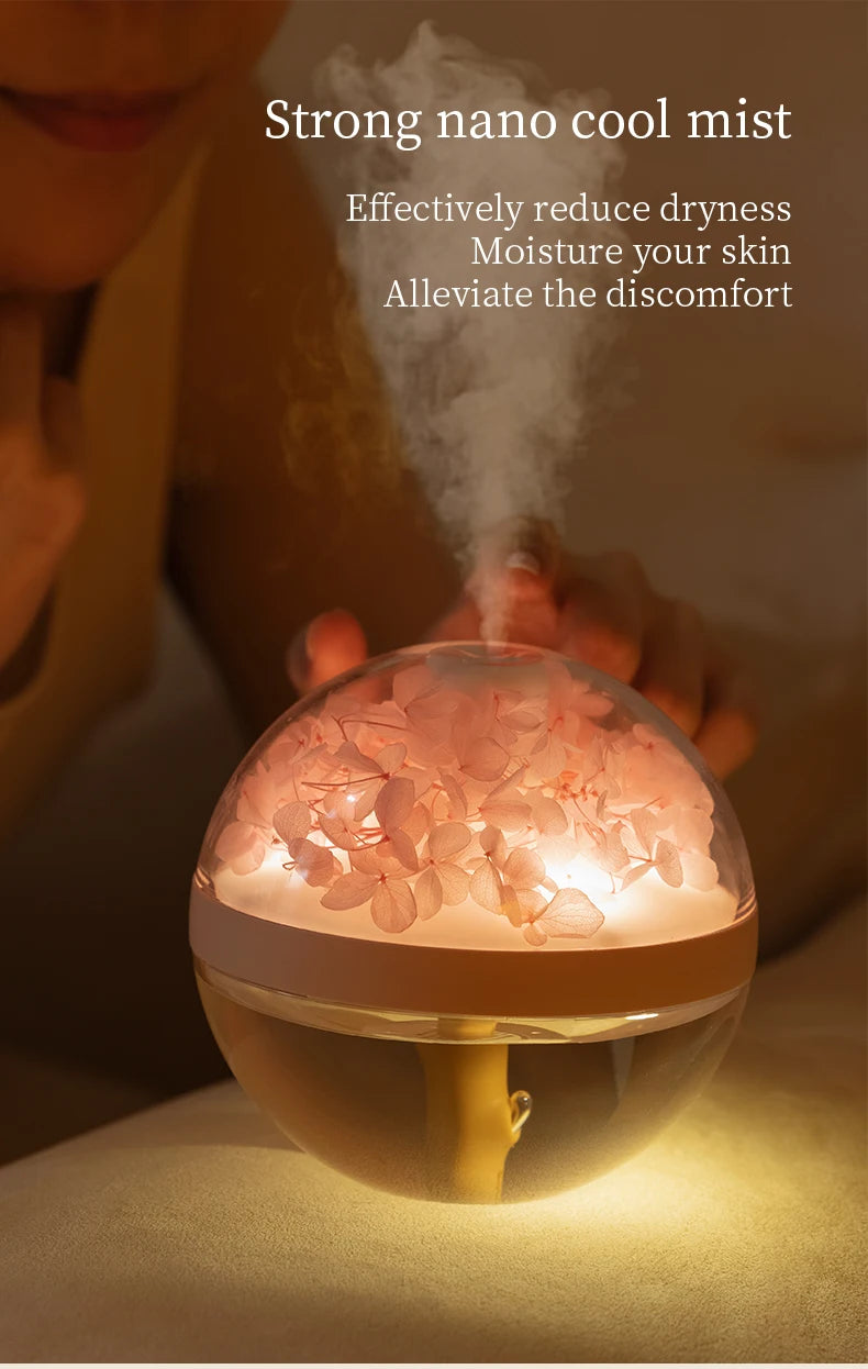 270ml USB Rechargeable Air Humidifier with LED