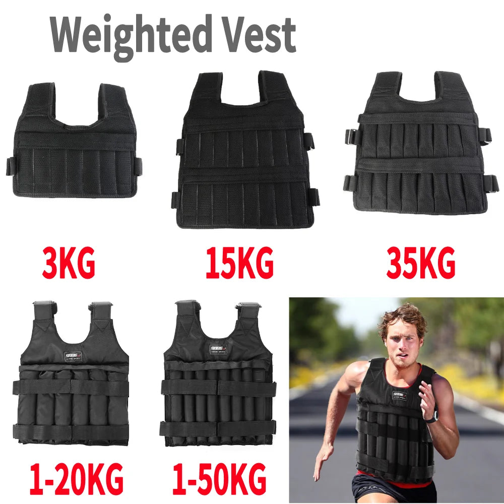 Adjustable Weighted Training Vest (3/15/35kg)