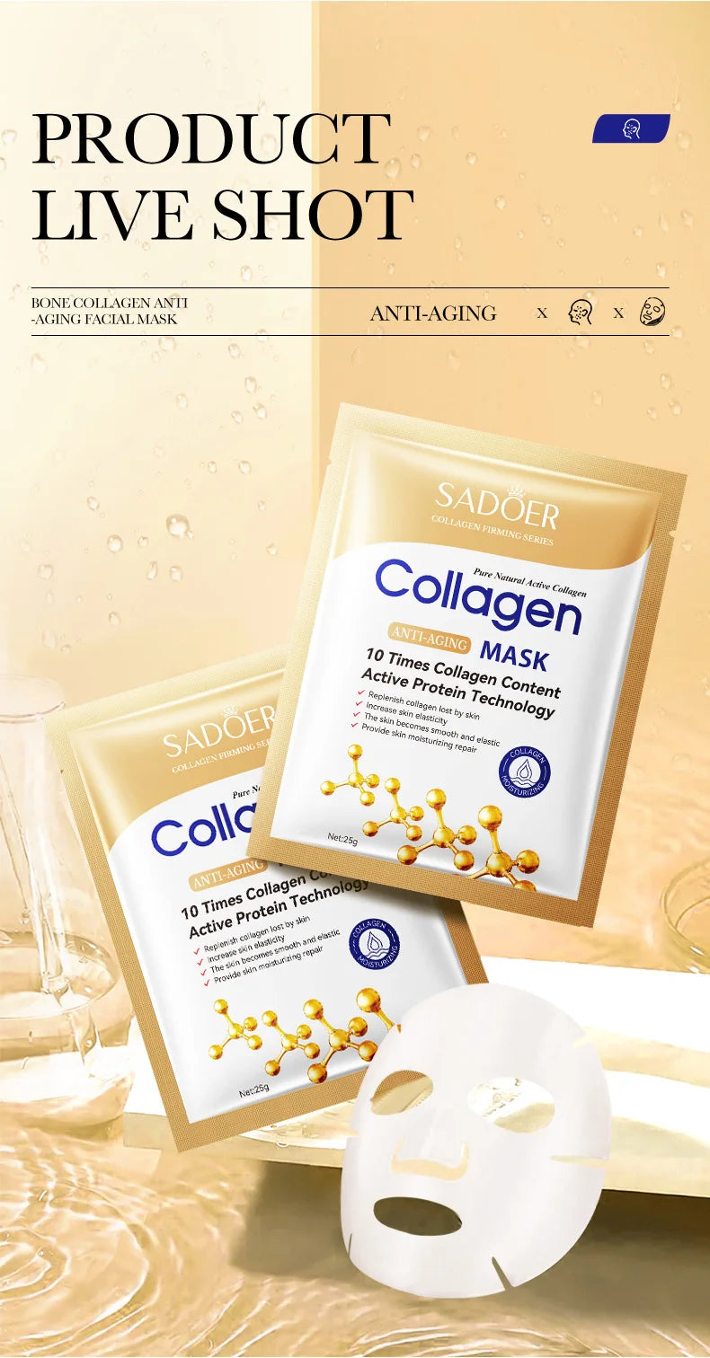 SADOER Collagen Face Mask 10pcs
