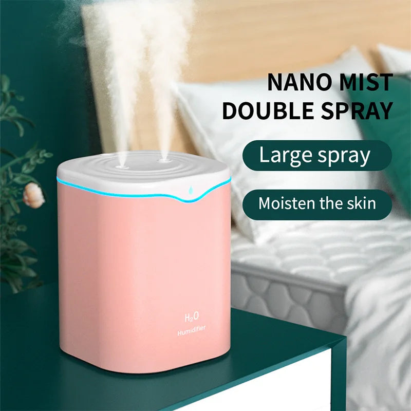 2000ml Dual Spray USB Humidifier