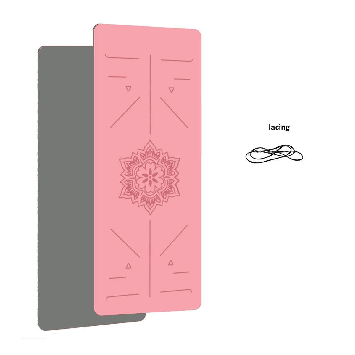 TPE Non-Slip Yoga Mat with Guideline