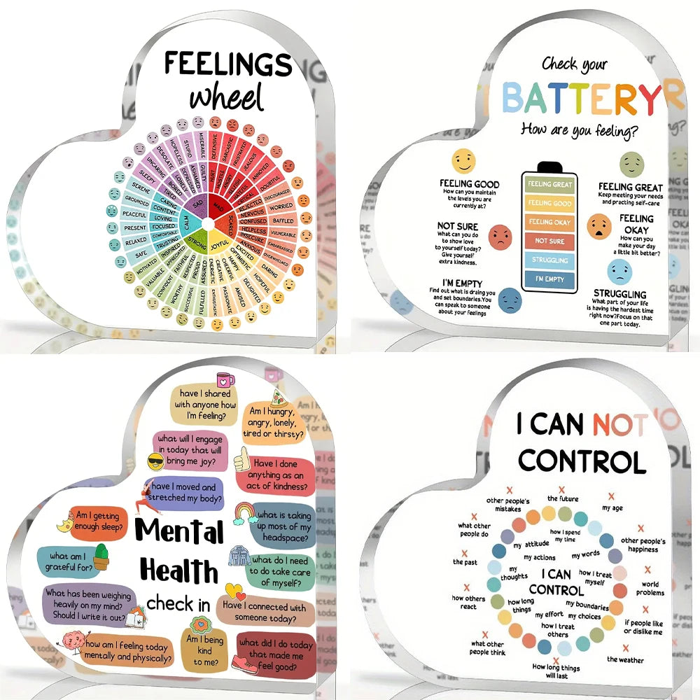 Mental Health Acrylic Affirmation Sign