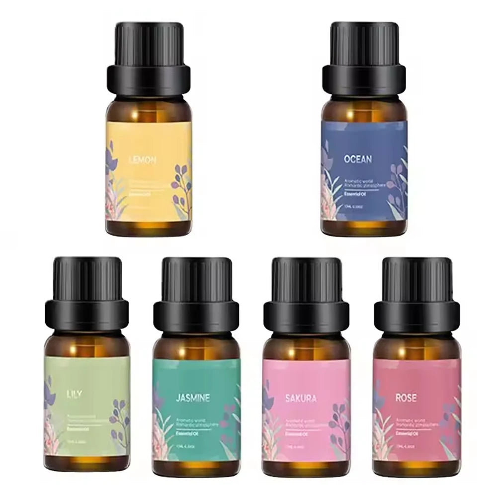 6-Scents Essential Oil Set for Diffusers