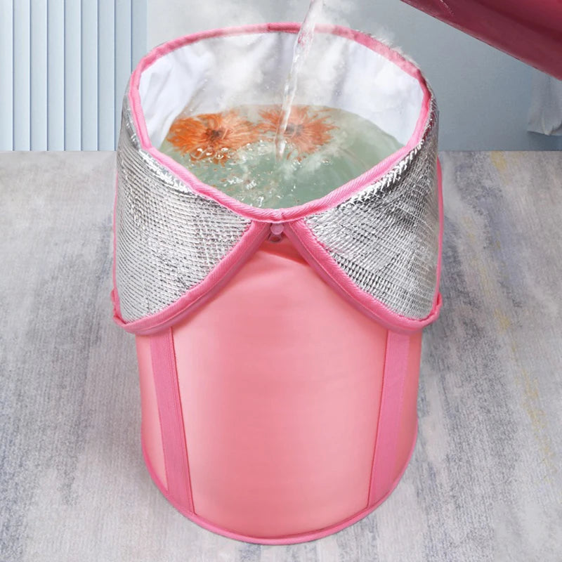 Foldable Portable Foot Bath Tub with Insulation
