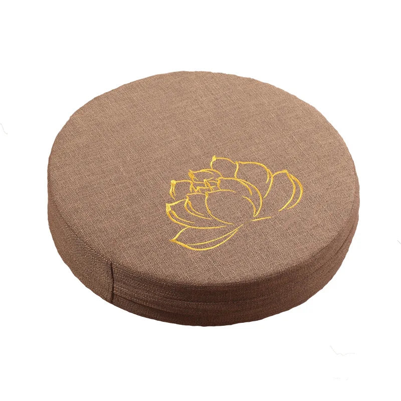 Yoga Meditation Cushion & Backrest – Japanese Tatami, Washable