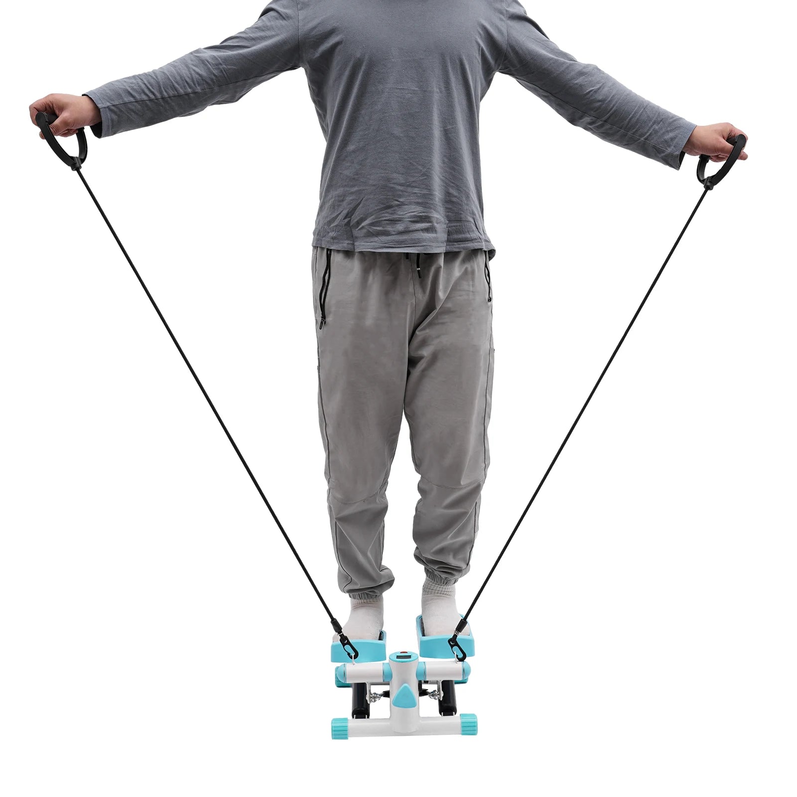 Compact Step Fitness Machine – Stable with Monitor