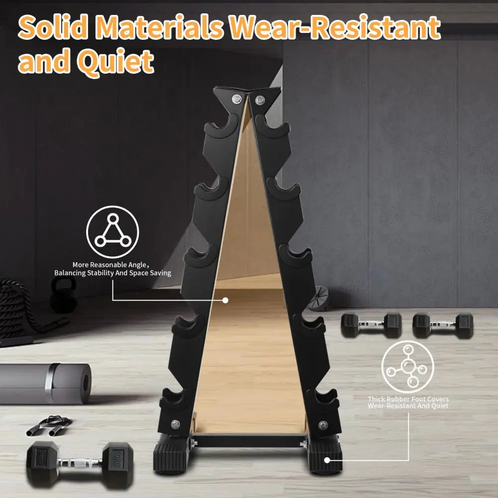 5-Tier Dumbbell Rack – Home Gym Weight Storage