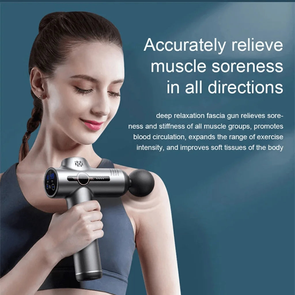 Portable Single-Head Fascia Vibration Massage Gun