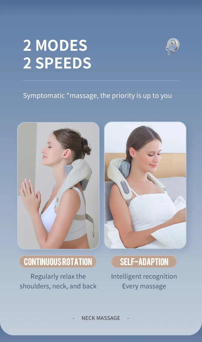 Foreverlily Wireless Neck & Back Massager Shawl
