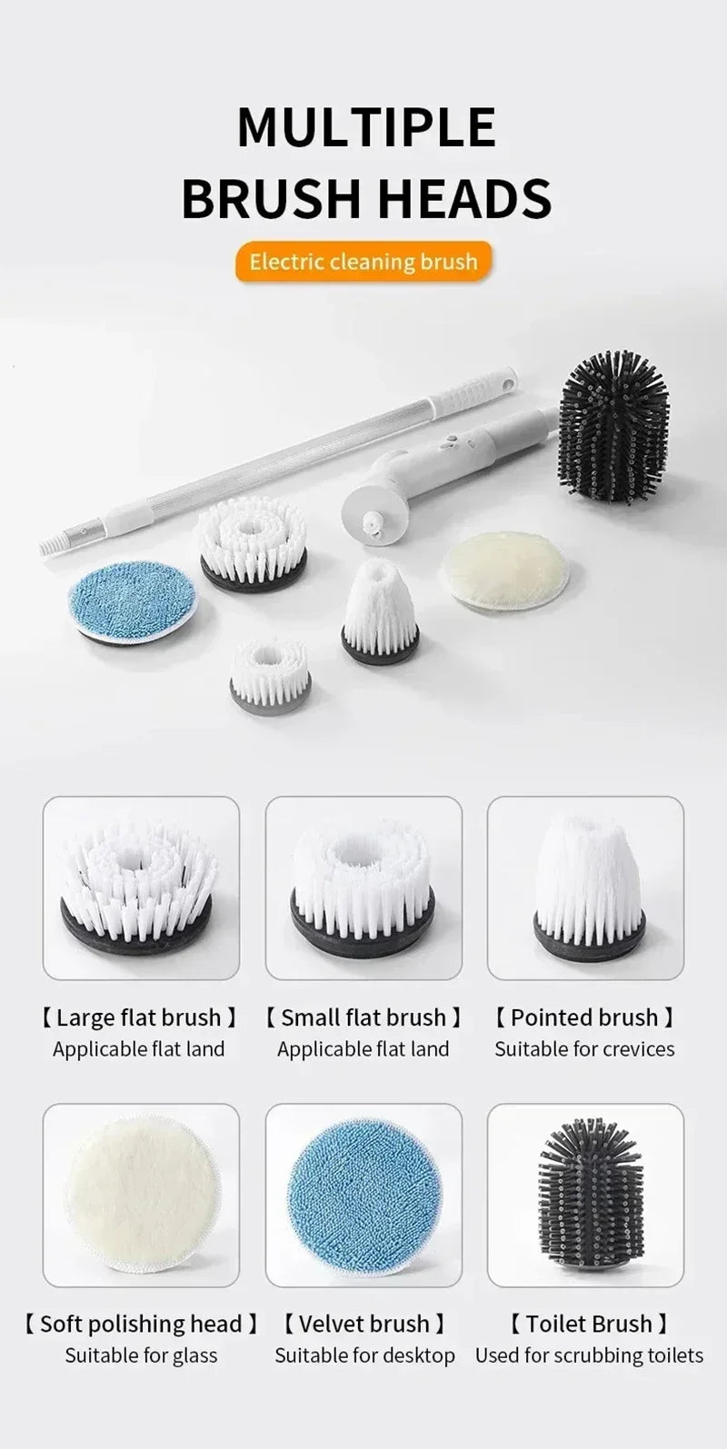 Xiaomi MIJIA 6-in-1 Wireless Electric Cleaning Brush