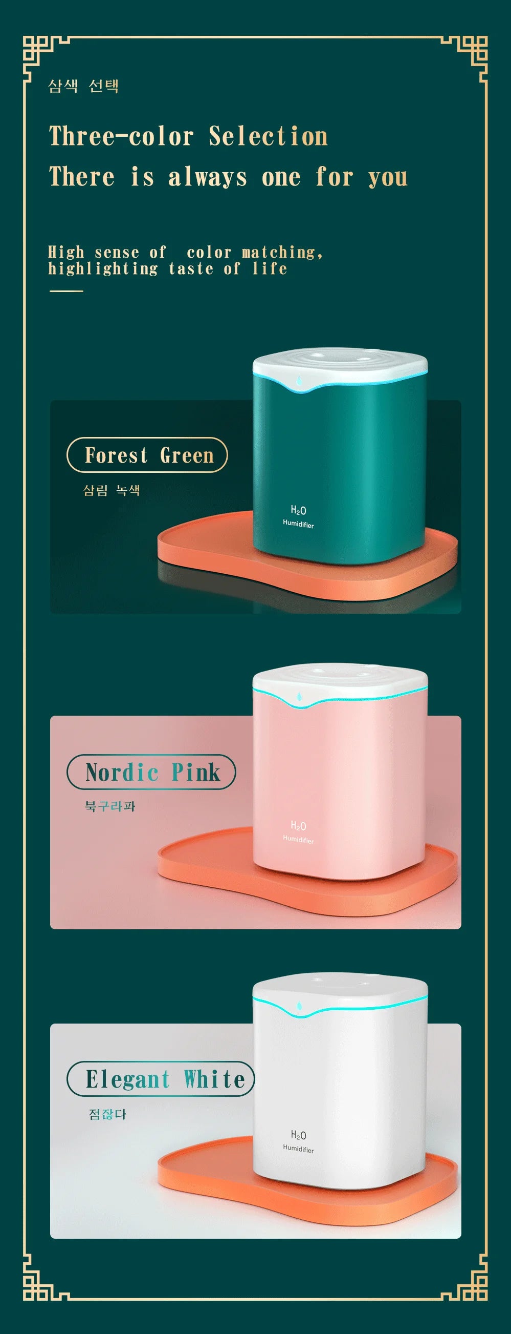 2000ml Dual Spray USB Humidifier