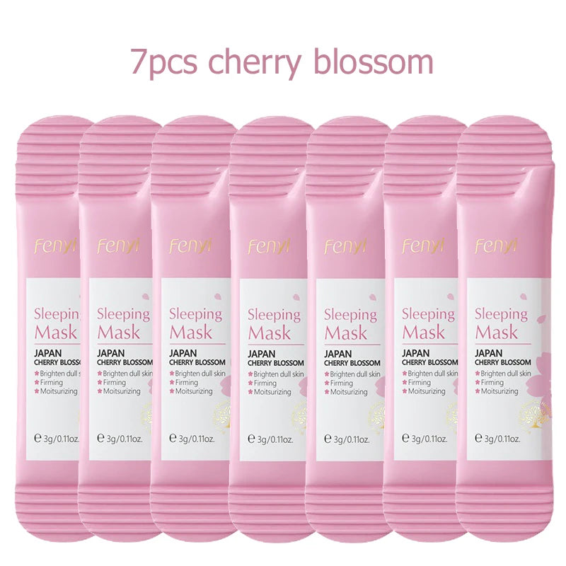 LAIKOU 7pcs Hydrating Night Face Sheet Masks