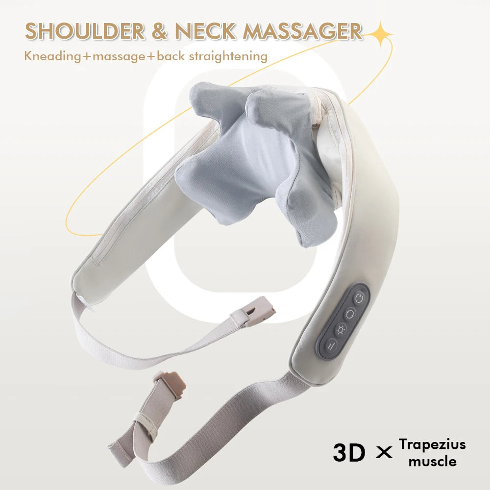 Foreverlily Wireless Neck & Back Massager Shawl