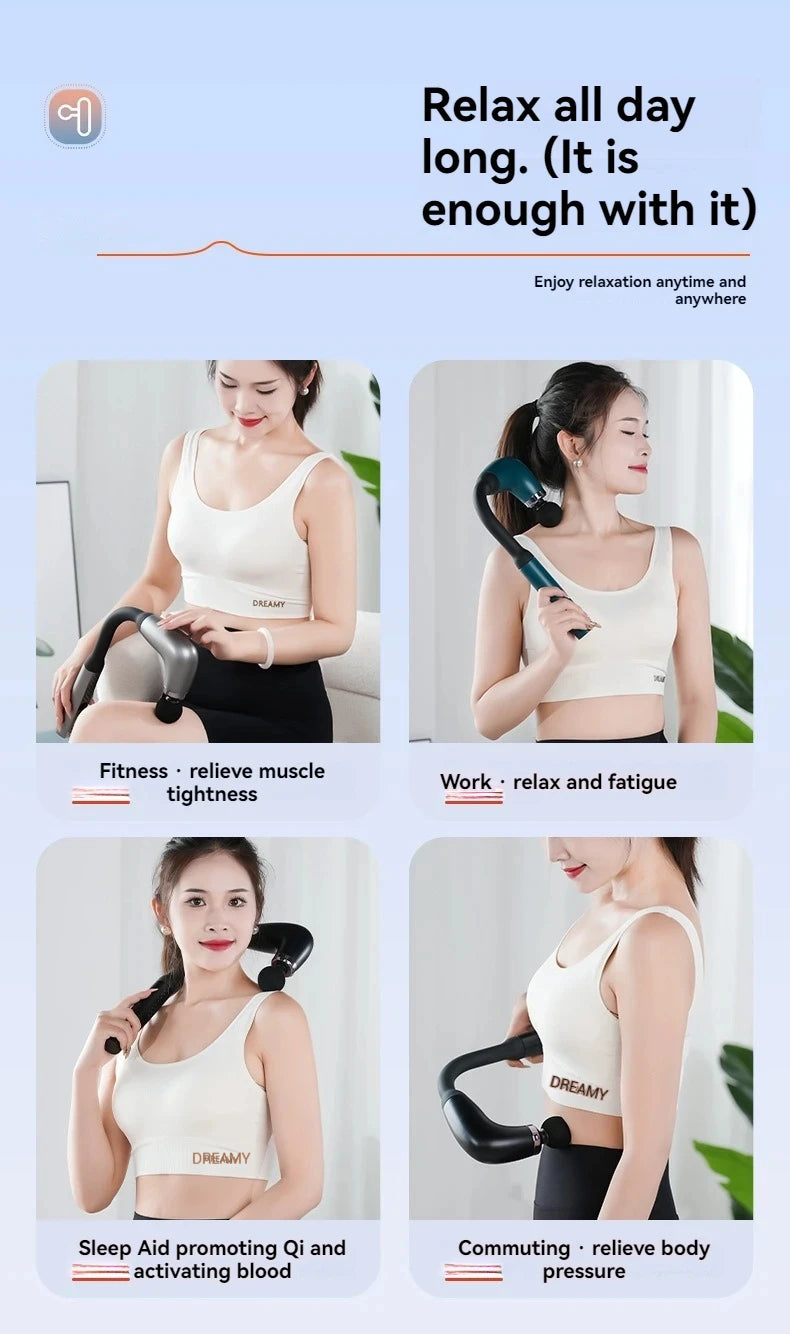 Smart Rechargeable Handheld Massage Gun