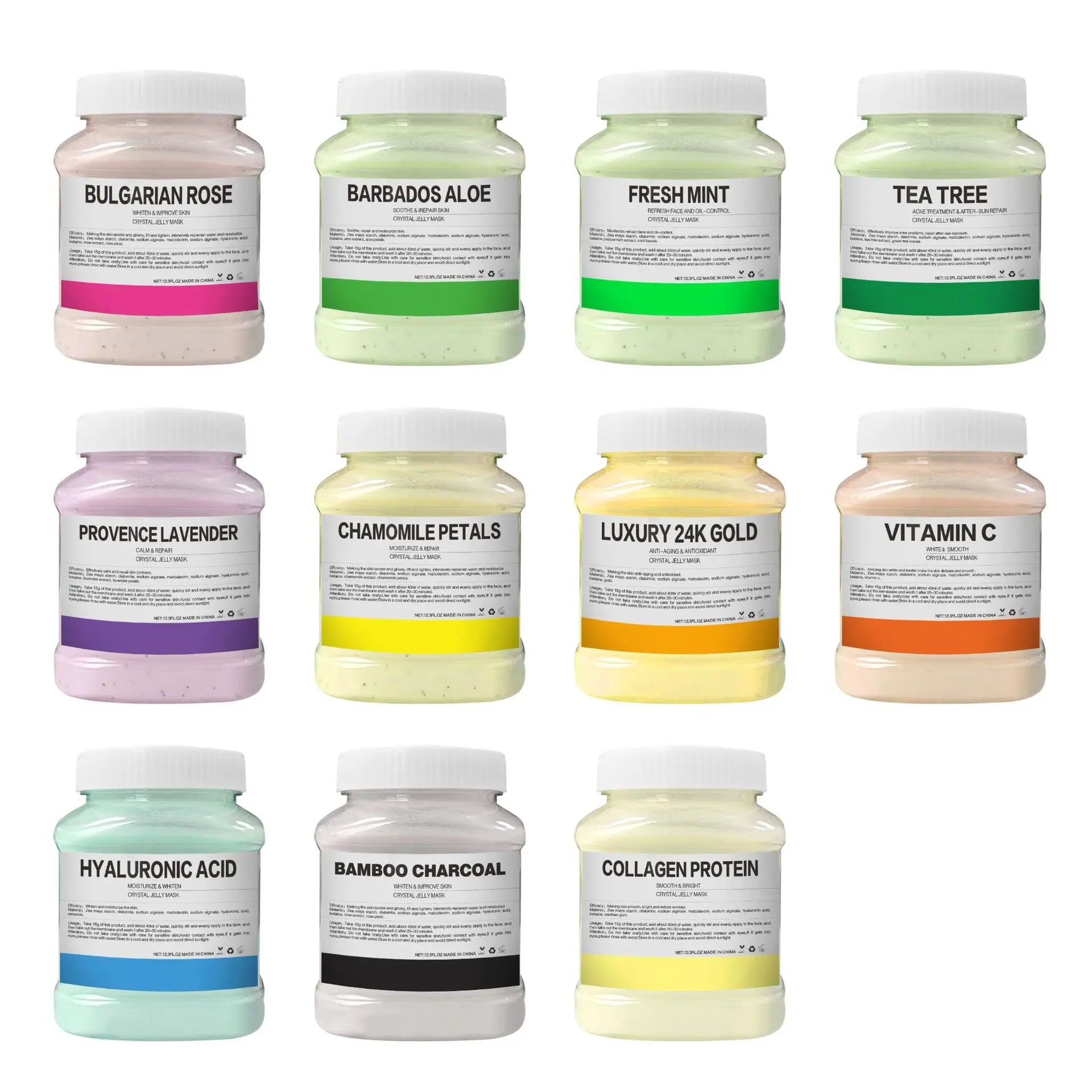 350g 24K Gold Rose Petal Hydrating Soft Mask Powder